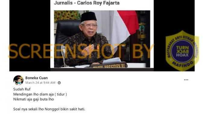 Maruf Amin: Kalau Jokowi Terpilih Lagi 3 Periode, Ibu-ibu Cukup Bayar Pakai Kartu, Cek Faktanya