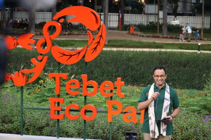 Anies sebut Tebet Eco Park Taman yang Bebas Diinjak karena Bukan Konsep Eco Garden