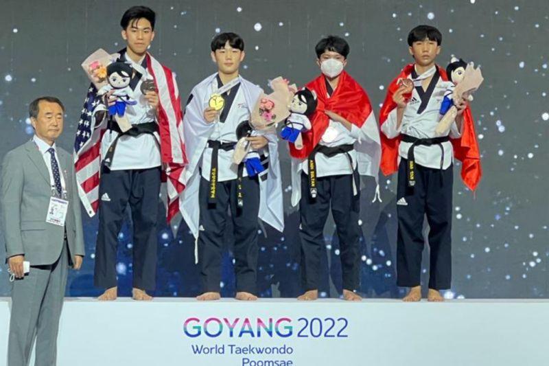 Bikin Bangga! Taekwondoin Junior, Andi Sultan Raih Perunggu di Kejuaraan Dunia