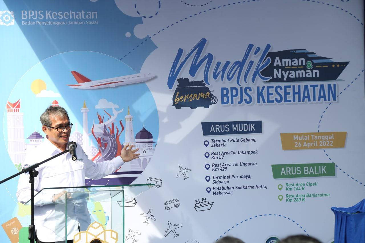 Posko Mudik BPJS Kesehatan Rest Area Tol KM 57 Cikampek, Nikmati Layanan Kesehatan sampai Pijat Relaksasi Gratis