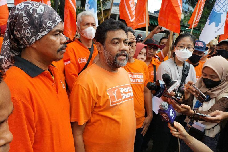 Datangi Gedung KPK, Partai Buruh Ingin Hapus Slogan ‘Ambil Uangnya Jangan Pilih Orangnya’