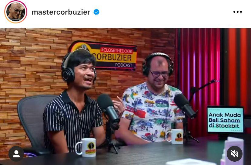 Konten LGBT Ragil Homo pada Podcast Deddy Corbuizer 'Masih Ada' di IG Sang Master