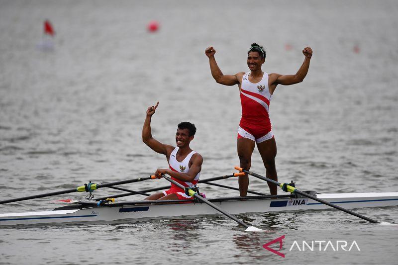 Atlet Dayung Sulfianto & Memo Tambah Emas untuk Indonesia di SEA Games Vietnam, Total 3 Emas!