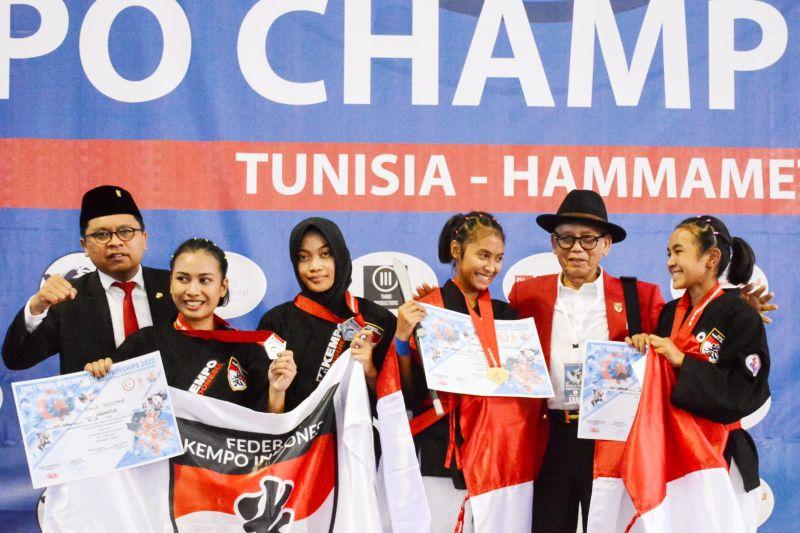 Sumbang 6 Emas, Atlet RI Raih Prestasi di Kejuaraan Dunia Kempo di Tunisia