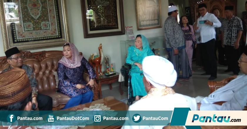 Cawapres Ma'ruf Amin Kunjungi Rumah Istri Gus Dur di Ciganjur