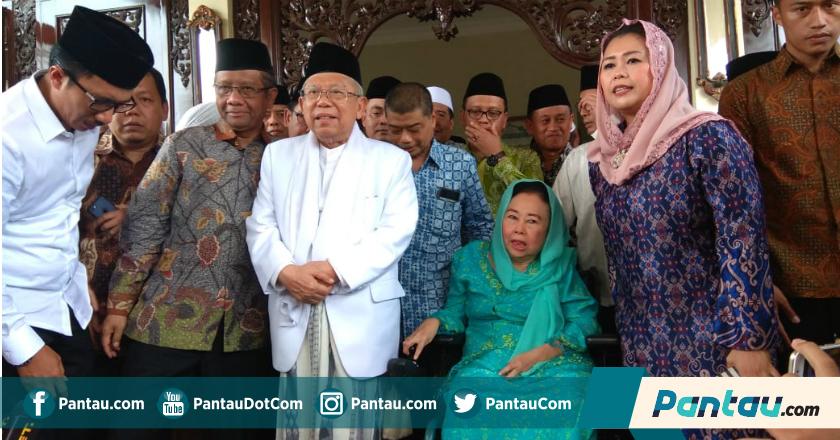 Berlangsung 1,5 Jam, Ini Isi Pertemuan Ma'ruf Amin dengan Istri Gus Dur