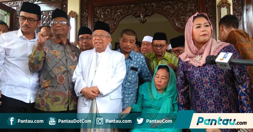 Usai Bertemu Ma'ruf Amin, Istri Gus Dur Sampaikan Pesan Politik