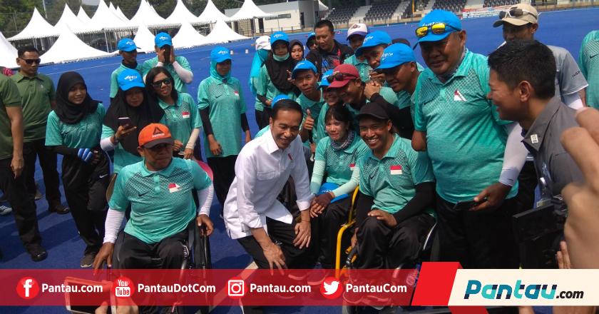Presiden Jokowi Tinjau Persiapan Asian Para Games 2018