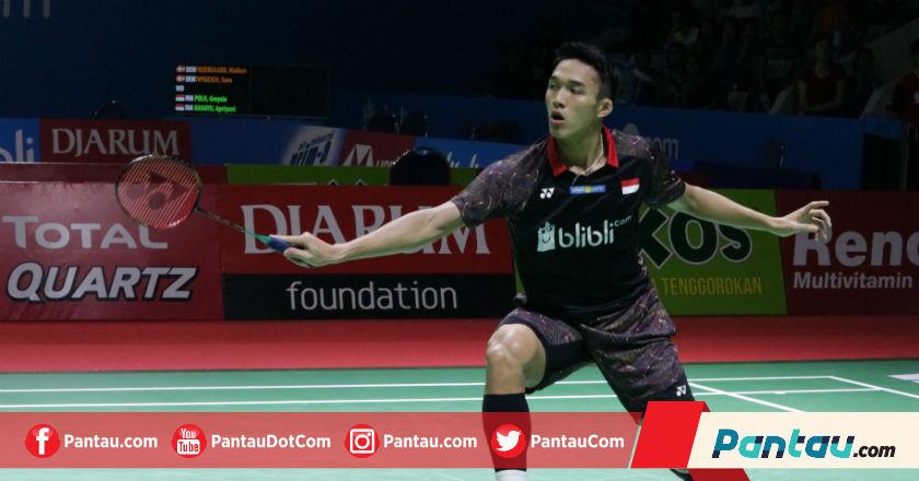 Melaju ke Perempatfinal Korea Open 2018, Jonatan Jumpa Zhao Junpeng