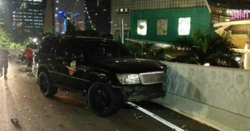 Striker Persija Marco Simic Tabrak Mobil Polisi di Semanggi