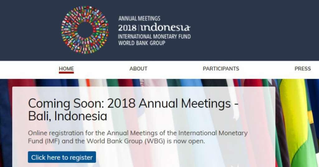 Peserta IMF-WB 2018 di Bali Tembus 34 Ribu Orang
