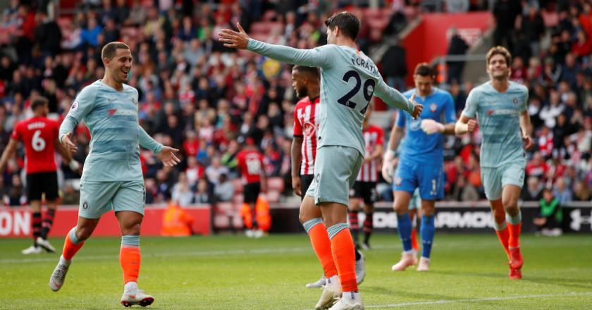 Chelsea Tumbangkan Southampton Tiga Gol Tanpa Balas