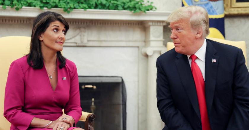 Nikki Haley Mundur sebagai Duta AS untuk PBB