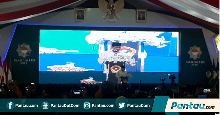 Hadiri Rakernas LDII, Prabowo: Saya Datang Bukan Mau Minta Dukungan, Tapi...