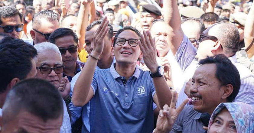 Pepet Generasi Muda, Sandiaga Janjikan Lapangan Kerja 100 Persen Indonesia