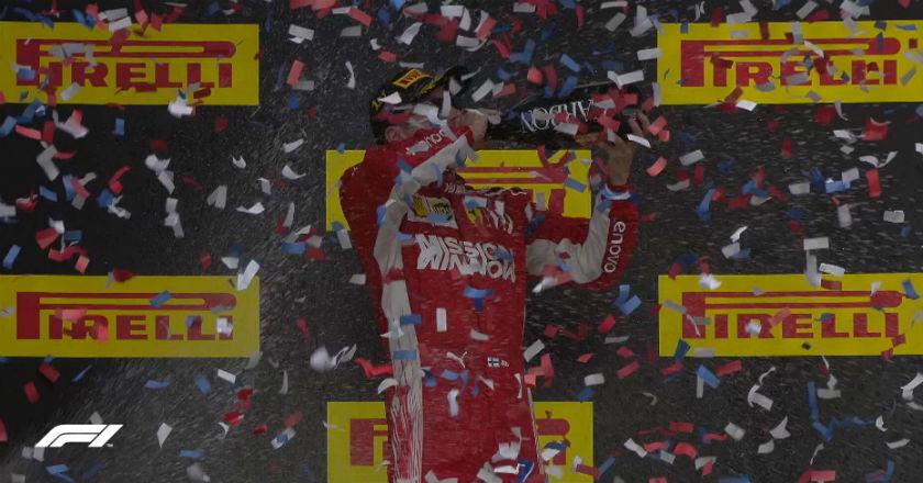 Hasil F1 GP Amerika: Pesta Juara Hamilton Ditunda Kimi Raikkonen