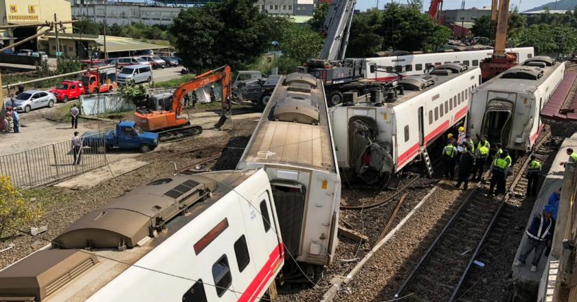 Kecelakaan Kereta di Taiwan Menewaskan 22 Orang