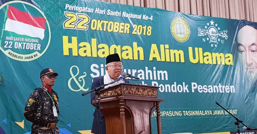 Pesan Ma'ruf Amin untuk Para Santri: Harus Siap Mengabdi