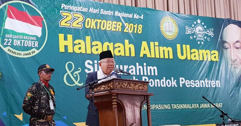 Pesan Ma'ruf Amin untuk Para Santri: Harus Siap Mengabdi