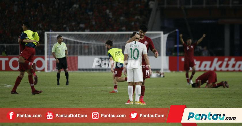 Egy dan Saddil 'Bentrok' saat Latihan Jelang Lawan UEA