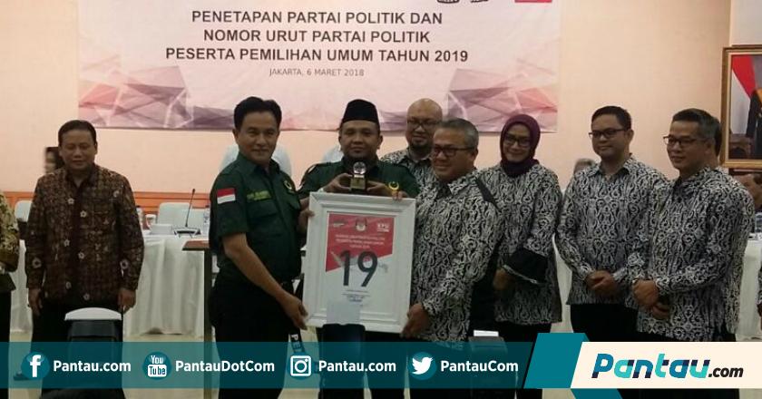 Resmi Jadi Peserta Pemilu, PBB Bakal Dapat Nomor Urut 19