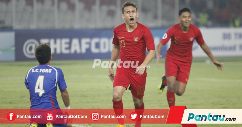 Egy Maulana Bobol Gawang Kamboja di Piala AFF 2022