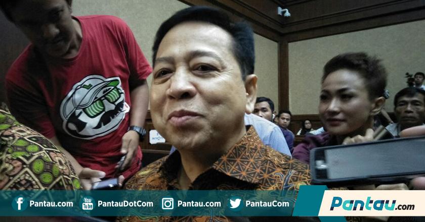 Berat Badan Turun 2 Kg, Setnov: Kalo Makan di Penjara Kan Prihatin