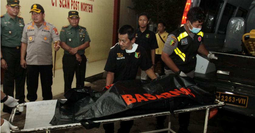 RS Polri Terima 65 Kantong Jenazah Penumpang Pesawat Lion Air JT-610