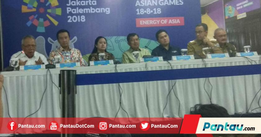 Tatap Asian Games 2018, JK Minta Tak Ada Lagi Keluhan soal Dana
