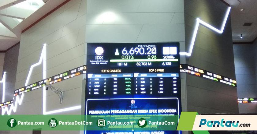 Lega... Lantai Bursa Indonesia Kembali Menguat Jadi 6.443,02