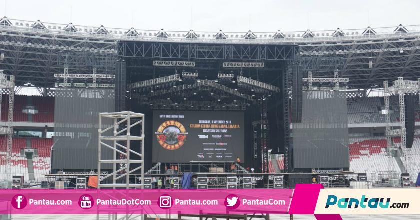 Wuih, Guns N' Roses Bawa Peralatan Konser 40 Ton!