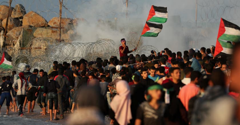 Israel Tembak Mati Demonstran Palestina di Jalur Gaza