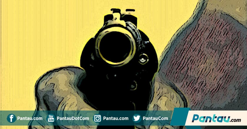 Detik-detik Seorang Polisi Tembak Pelaku Penikaman di Australia