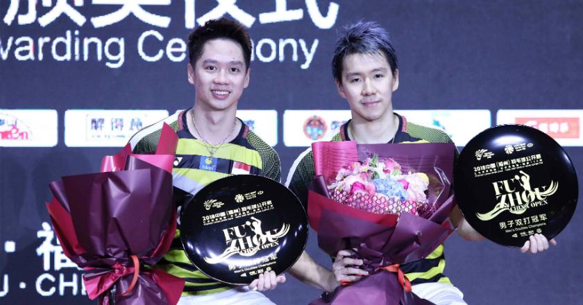 Kalahkan Ganda Putra Tuan Rumah, Kevin/Marcus Berjaya di China Open 2018