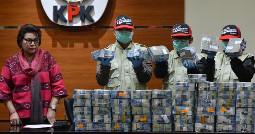 KPK Temukan Uang Suap Wali Kota Kendari Rp 2,8Miliar dalam Kardus