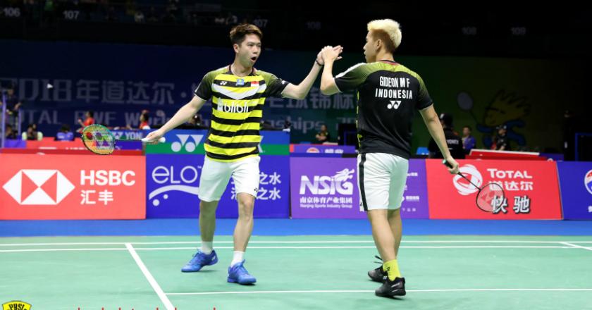 Hongkong Open 2018: Tundukkan Senior Hendra/Ahsan, Ganda Putra Indonesia Marcus/Kevin melaju ke Final