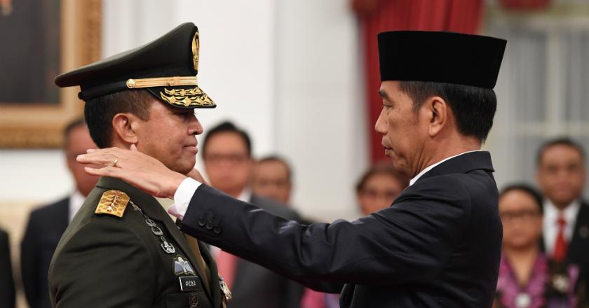 Presiden Joko Widodo Lantik Andika Perkasa sebagai KSAD