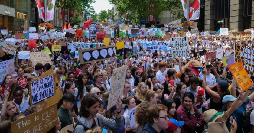 Peduli Perubahan Iklim, Ribuan Murid Australia Gelar Unjuk Rasa