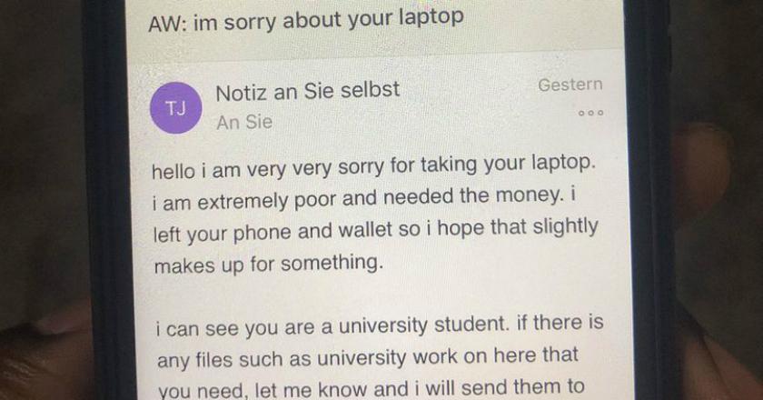Boleh Juga! Curi Laptop Mahasiswa, Pencuri Ini Malah Minta Maaf Lewat Email