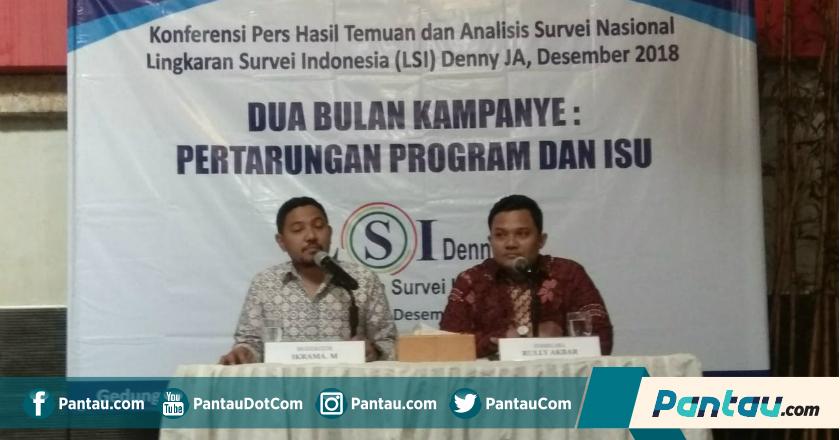 Survei LSI Denny JA: Dua Bulan Kampanye Pilpres, Isu Sensasional Lebih Populer Dibanding Adu Program