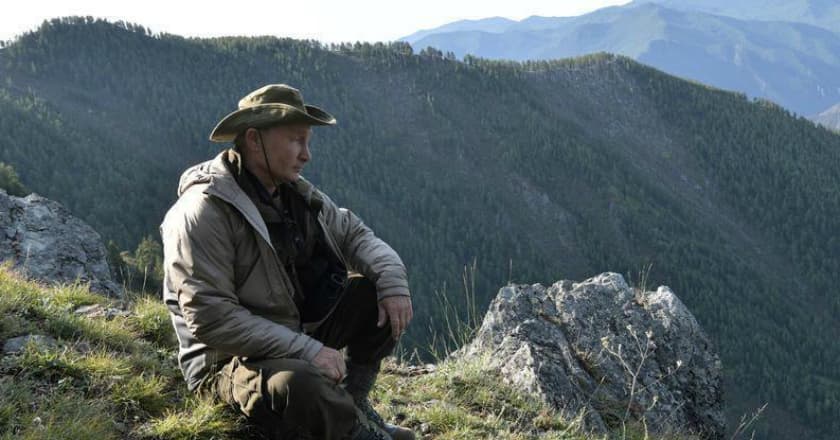 Ketika Presiden Rusia Vladimir Putin Bertemu Beruang di Alam Bebas