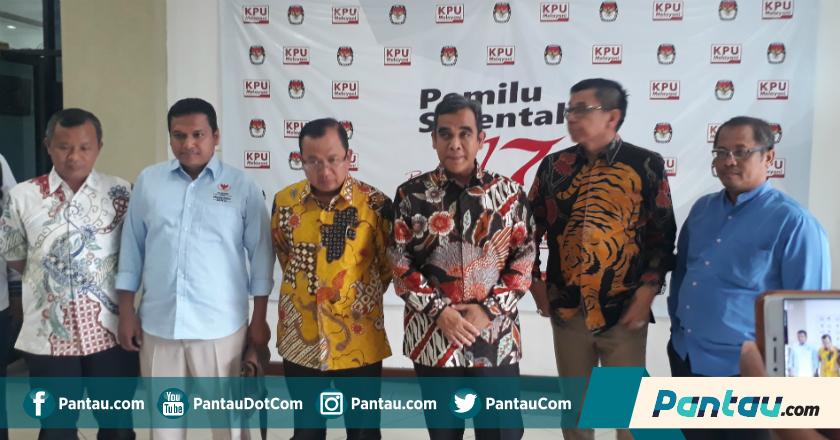 Ternyata Ini Alasan Sekjen Partai Koalisi Indonesia Adil Makmur Sambangi Kantor KPU