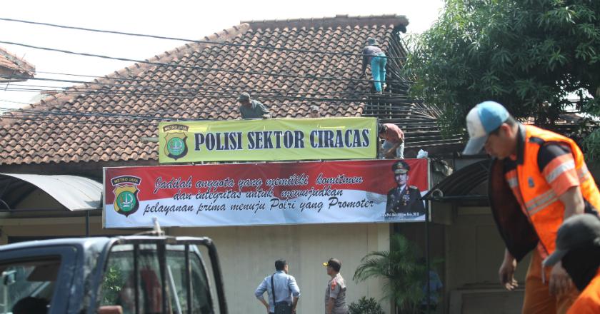 Pasca Perusakan Massa, Perbaikan Polsek Ciracas Ditargetkan Selesai Pekan Ini