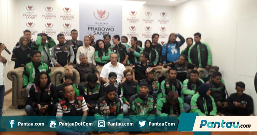 Komunitas Ojol Forgab Roda 02 Deklarasi Dukung Prabowo-Sandi