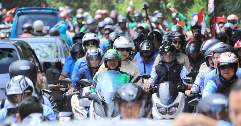 Kopdar dengan Ojol dan Opang, Prabowo Cerita Masa Lalu Soal...