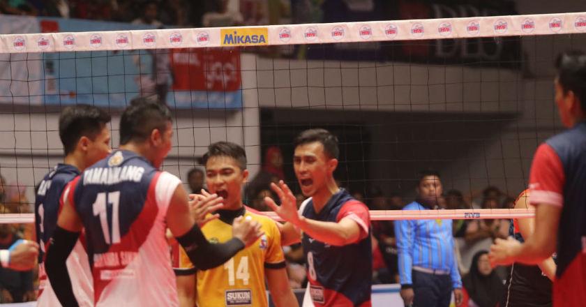 Proliga 2019: Bhayangkara Samator Terlalu Digdaya untuk Jakarta BNI 46