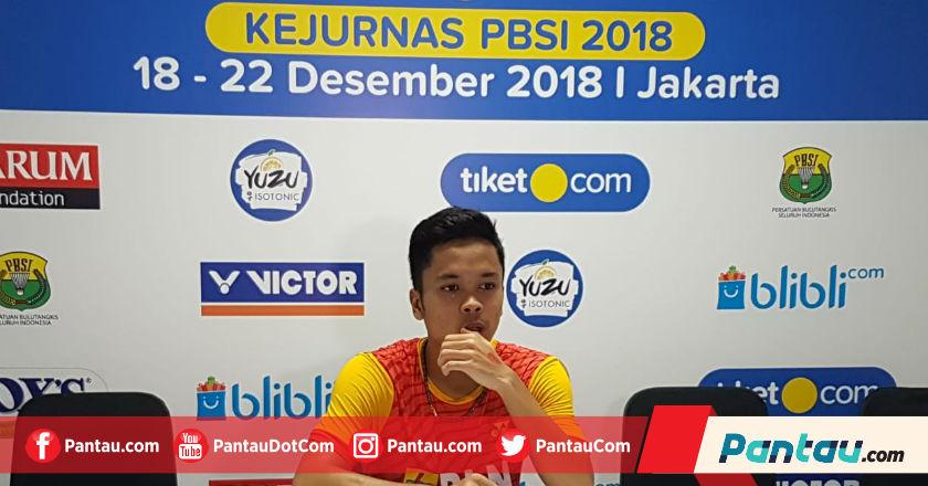 Ginting Ingin Uji Kemampuan di Kejurnas PBSI 2018