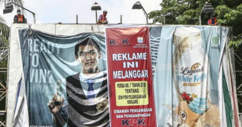 KPK 'Gemes' Pajak Reklame di DKI Jakarta Loyo