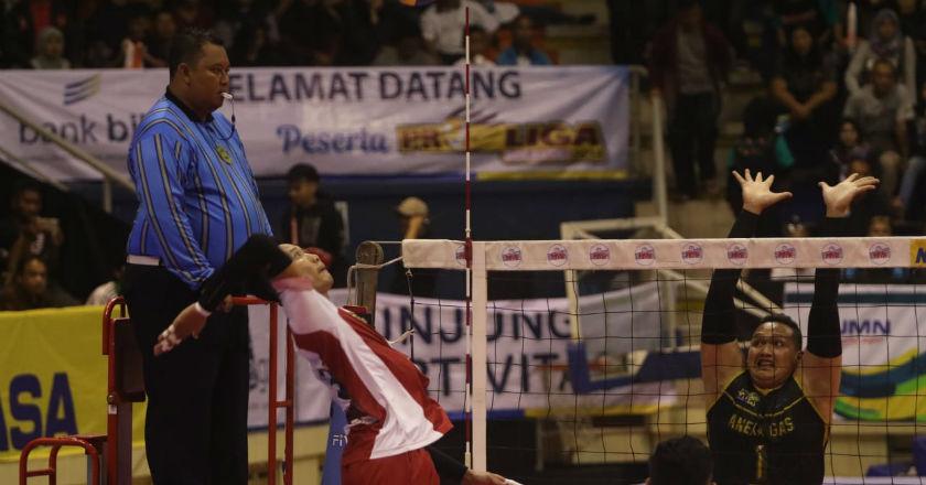Proliga 2019: Surabaya Bhayangkara Samator Takluk dari Aneka Gas