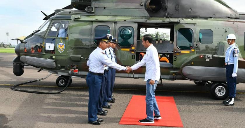 Presiden Jokowi Kunjungi Korban Tsunami di Banten